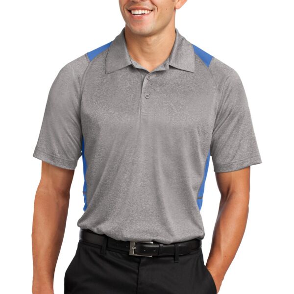 Heather Colorblock Contender Polo Thumbnail