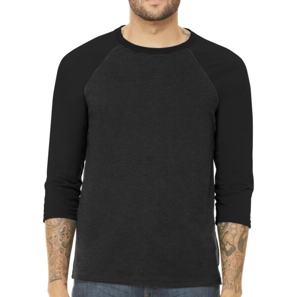 Unisex 3/4 Sleeve Baseball Tee Thumbnail