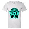 Lightweight Ringspun V-Neck "Soft Feel" T-Shirt Thumbnail