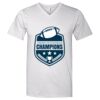 Lightweight Ringspun V-Neck "Soft Feel" T-Shirt Thumbnail