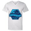Lightweight Ringspun V-Neck "Soft Feel" T-Shirt Thumbnail