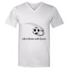 Lightweight Ringspun V-Neck "Soft Feel" T-Shirt Thumbnail