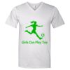 Lightweight Ringspun V-Neck "Soft Feel" T-Shirt Thumbnail