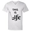 Lightweight Ringspun V-Neck "Soft Feel" T-Shirt Thumbnail