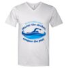 Lightweight Ringspun V-Neck "Soft Feel" T-Shirt Thumbnail