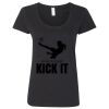 Softstyle Women's Deep Scoopneck T-Shirt Thumbnail