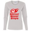 Heavy Cotton Women's "Budget" Long Sleeve T-Shirt Thumbnail