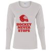 Heavy Cotton Women's "Budget" Long Sleeve T-Shirt Thumbnail