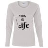 Heavy Cotton Women's "Budget" Long Sleeve T-Shirt Thumbnail